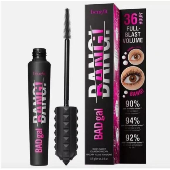 Benefit BADgal BANG! Volumizing Mascara Black Full Size NWOB Makeup - Picture 1 of 4